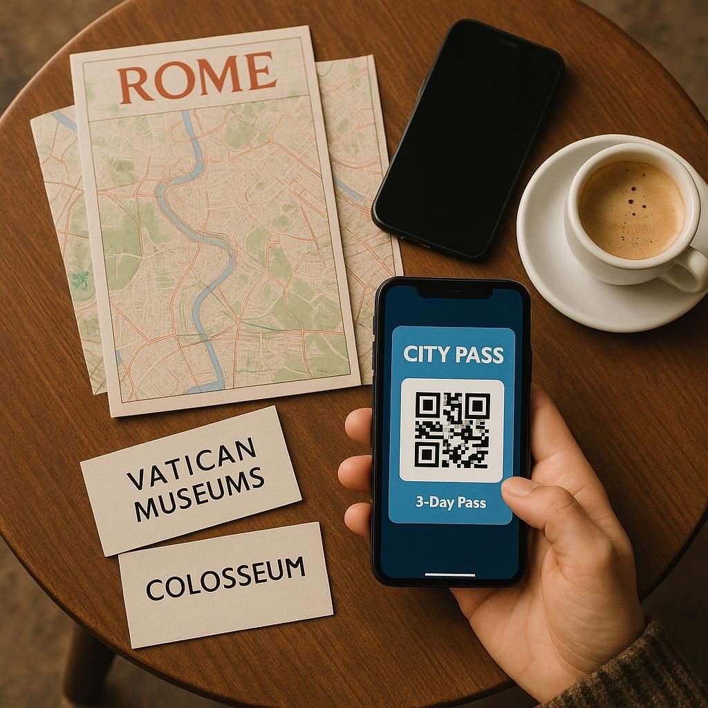découvrez rome à votre rythme avec le roma pass 72h : accès illimité aux transports, entrée rapide aux musées et sites incontournables pour une visite sans stress.