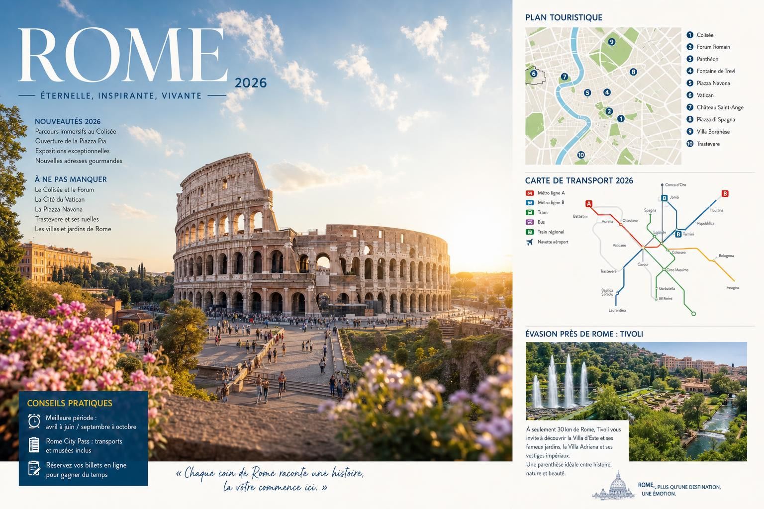 découvrez quel pass coupe-file choisir entre tivoli et roma pass pour visiter rome en 2026. comparez les avantages, prix et attractions pour profiter au mieux de votre séjour.