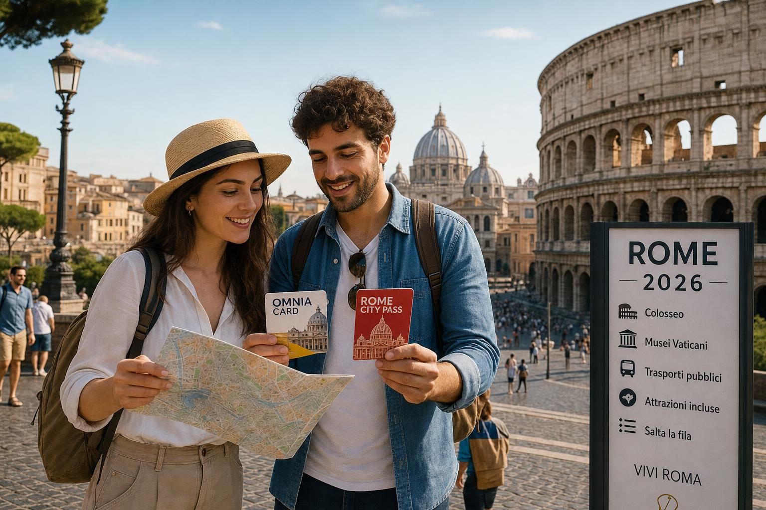 découvrez les différences entre l'omnia pass et le rome city pass pour choisir le pass transport idéal pour une semaine à rome en 2026 et profiter pleinement de votre séjour.