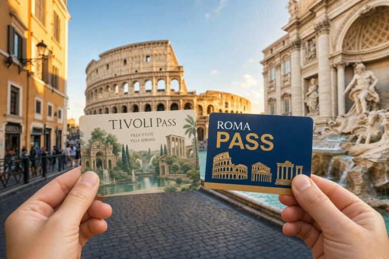 Tivoli vs roma pass : quel pass coupe file choisir pour visiter rome en 2026