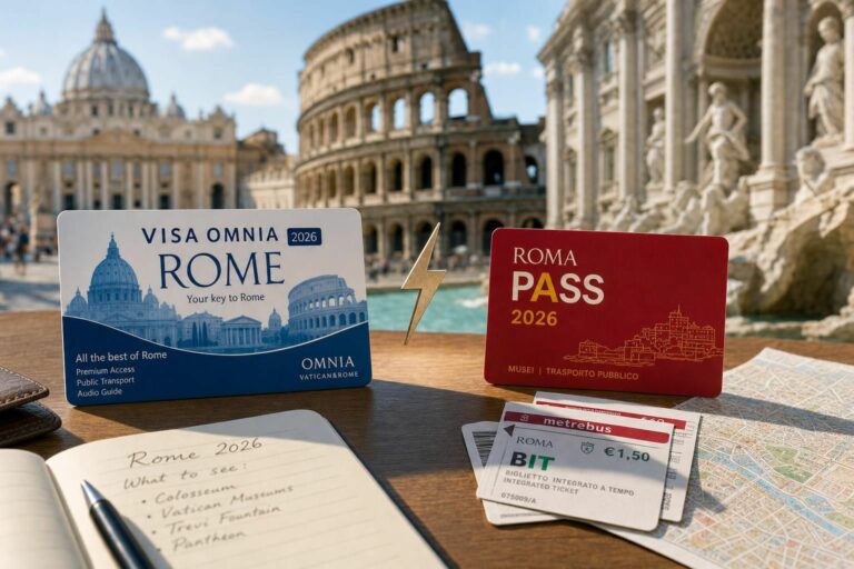 Visa omnia rome vs roma pass : quel pass privilégier en 2026 pour visiter rome